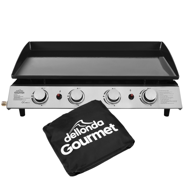Sealey DG234 │ Dellonda 4 Burner Portable Gas Plancha & Cover