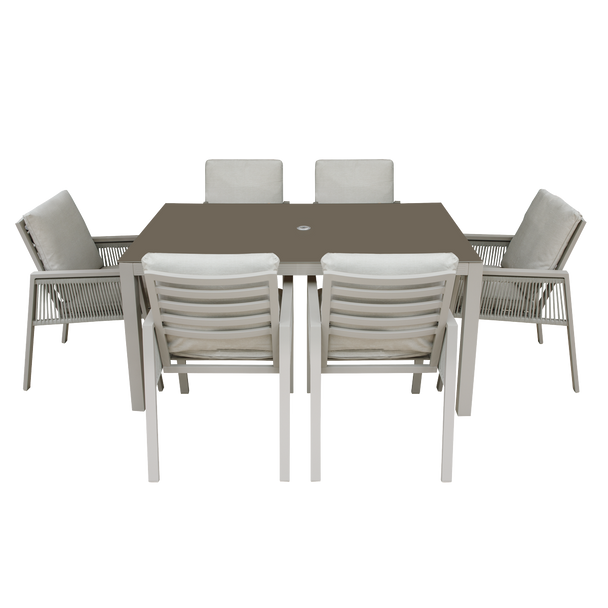 Sealey DG274 │ Dellonda Fusion Outdoor Dining Set 7pc