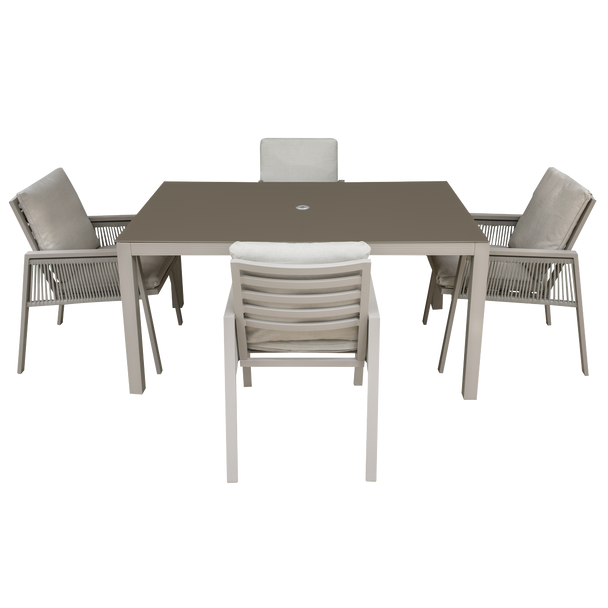 Sealey DG275 │ Dellonda Fusion Outdoor Dining Set 5pc