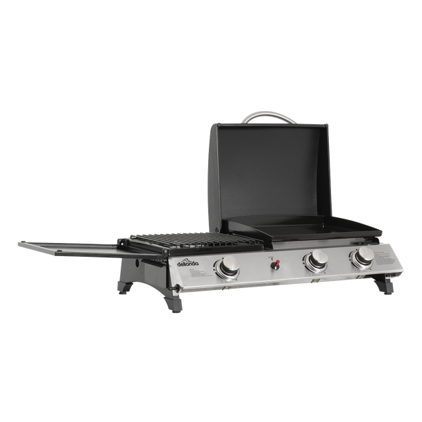 Sealey DG276 │ Dellonda 3 Burner Stainless Steel Portable Gas Plancha/Grill 8.5kW