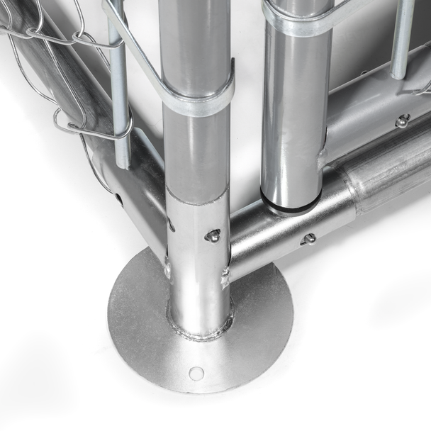 Sealey DG281 │ Dellonda Galvanised Steel Dog Kennel with Roof Cover & Chain Link Fencing