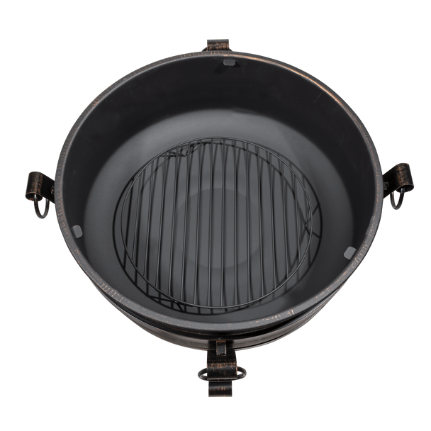 Sealey DG42 │ Dellonda 76cm Deluxe 2-in-1 Outdoor Fire Pit & Coffee Table Antique Bronze Effect