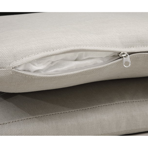 Sealey DG49 │ Dellonda Fusion Garden/Patio Dining Chairs with Armrests 6pc - Light Grey