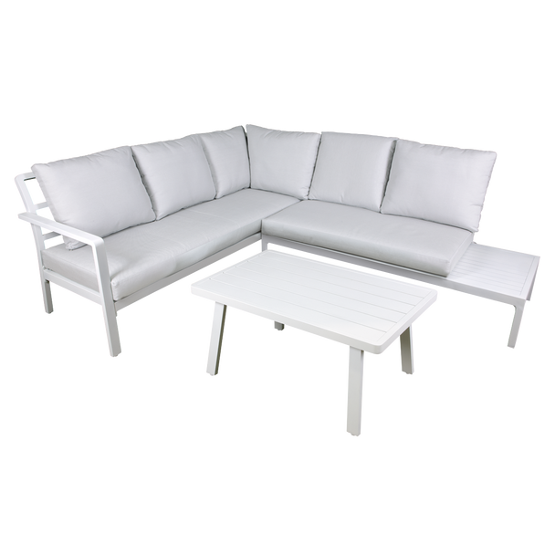 Sealey DG53 │ Dellonda Como Steel Bistro Set with Tempered Glass Tabletop 3pc