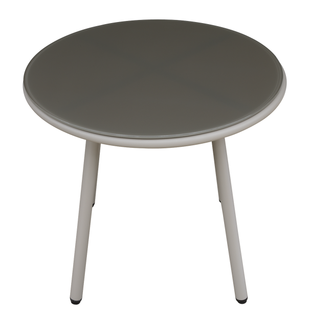 Sealey DG55 │ Dellonda Como Steel Bistro Set with Tempered Glass Tabletop 3pc