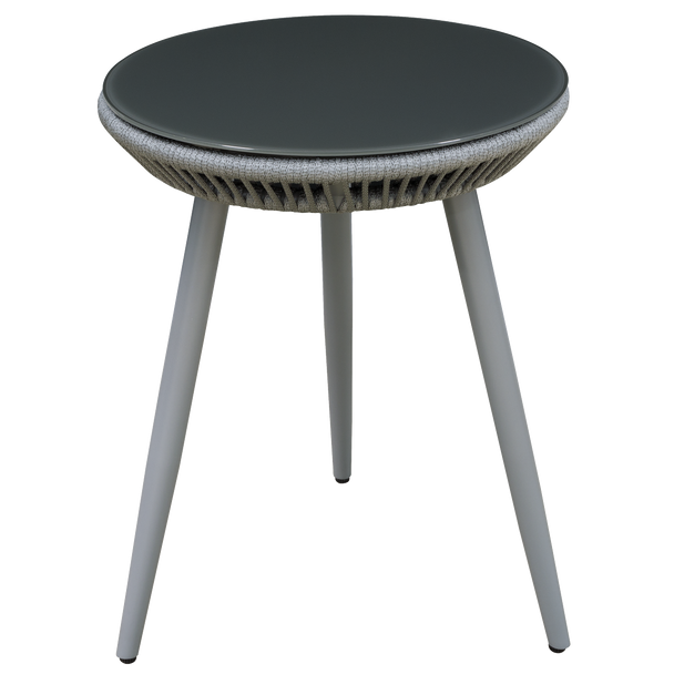 Sealey DG58 │ Dellonda Echo Aluminium Balcony Set with Tempered Glass Tabletop