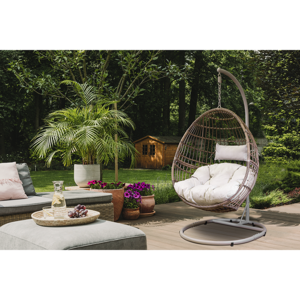Sealey DG60 │ Dellonda Single Swinging Egg Chair with Cushion