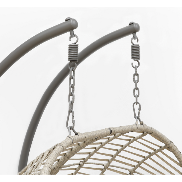 Sealey DG61 │ Dellonda Double Swinging Egg Chair with Cushion