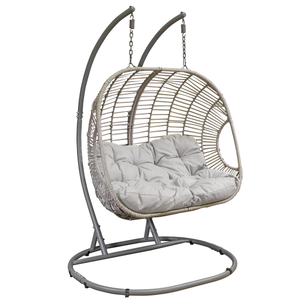 Sealey DG61 │ Dellonda Double Swinging Egg Chair with Cushion