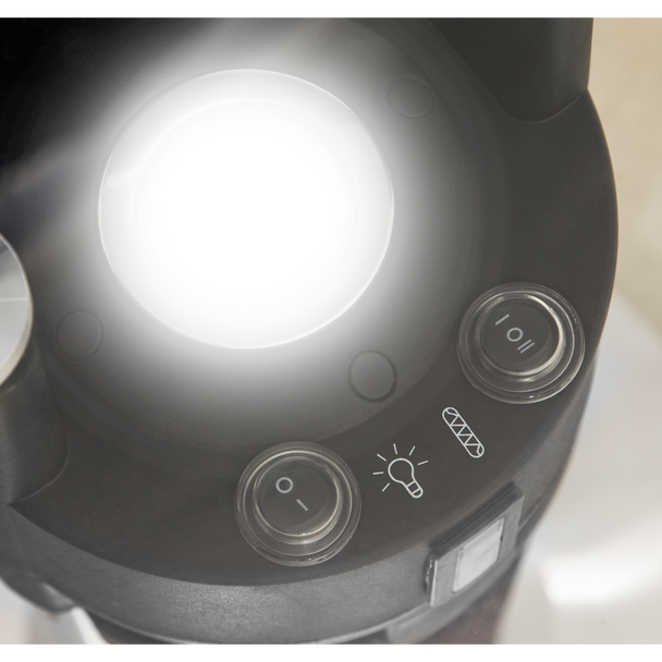 Sealey DG62 │ Dellonda Bistro Table with 1200W Heater, 65cm, Black/Stainless Steel