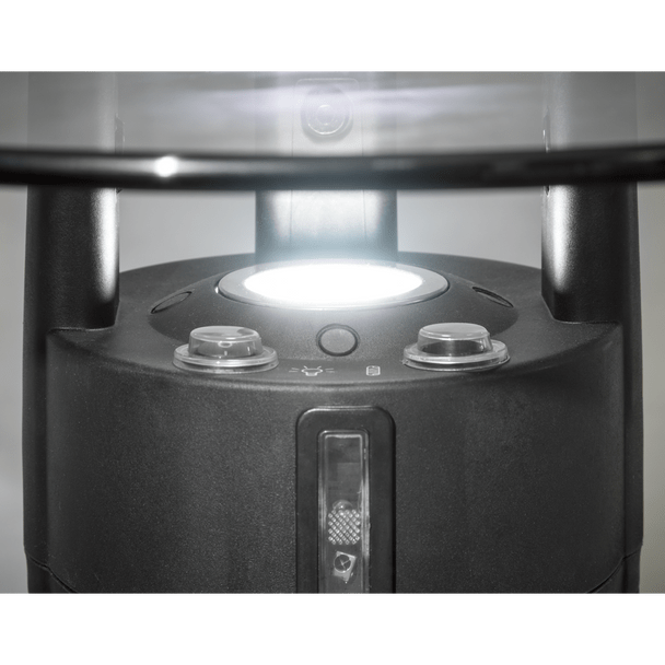 Sealey DG62 │ Dellonda Bistro Table with 1200W Heater, 65cm, Black/Stainless Steel