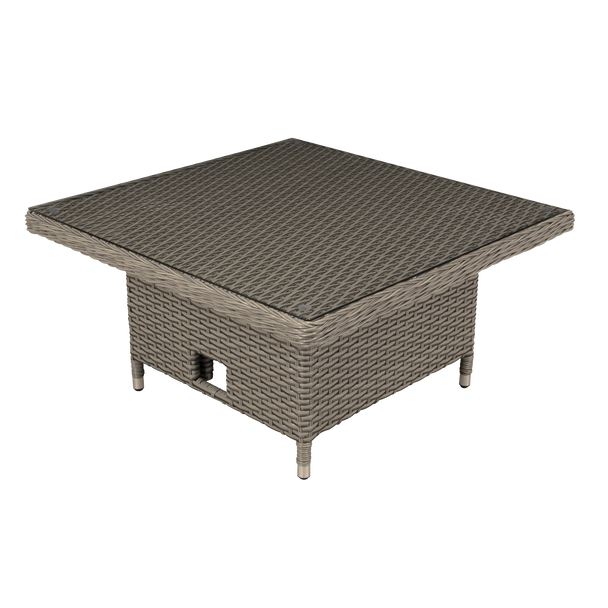 Sealey DG73 │ Dellonda Chester Rattan Wicker Adjustable-Height Outdoor Dining Table