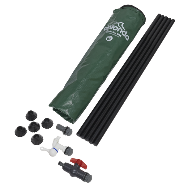 Sealey DG8 │ Dellonda Collapsible PVC Garden Water Butt with Zipped Lid & Drain Tap 100L