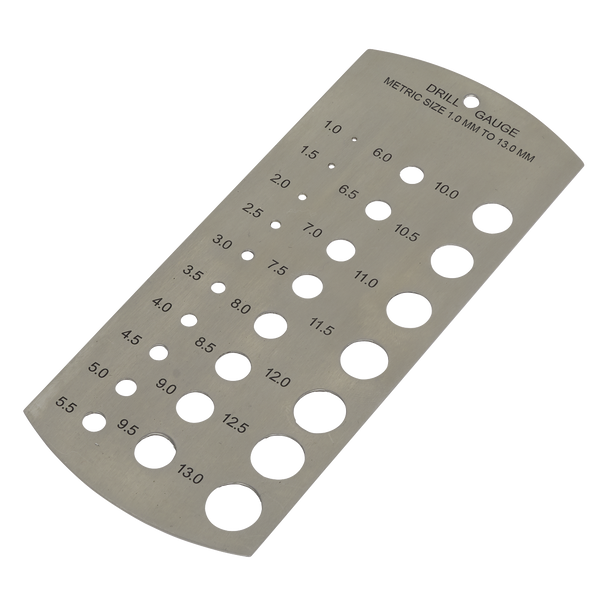 Sealey DGM1 │ Metric Drill Gauge 1-13mm