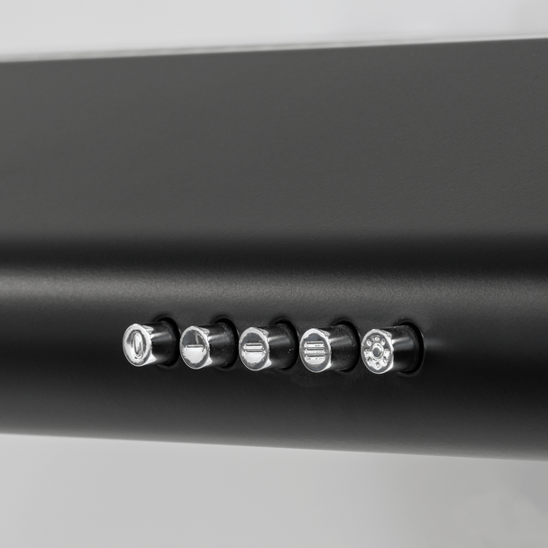 Sealey DH107 │ Baridi Visor Cooker Hood Extractor Fan 60cm - Black