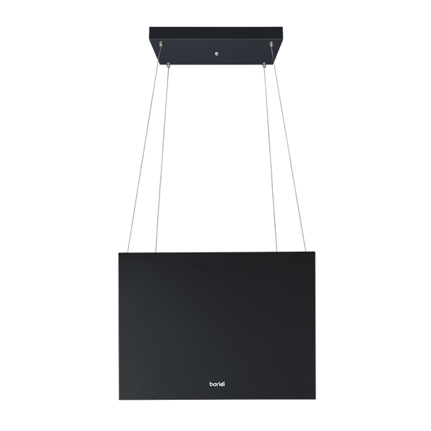 Sealey DH109 │ Baridi Square Island Cooker Hood 40cm - Black