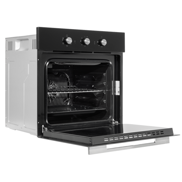 Sealey DH110 │ Baridi Built-In 5-Function Fan Assisted Oven with Timer 60cm, 55L Capacity - Black