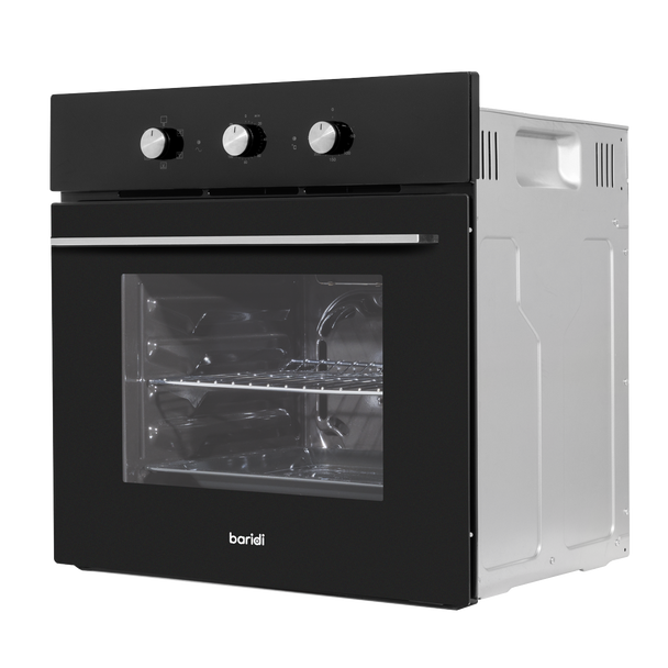 Sealey DH110 │ Baridi Built-In 5-Function Fan Assisted Oven with Timer 60cm, 55L Capacity - Black