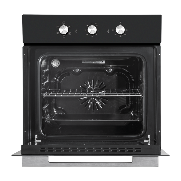Sealey DH110 │ Baridi Built-In 5-Function Fan Assisted Oven with Timer 60cm, 55L Capacity - Black
