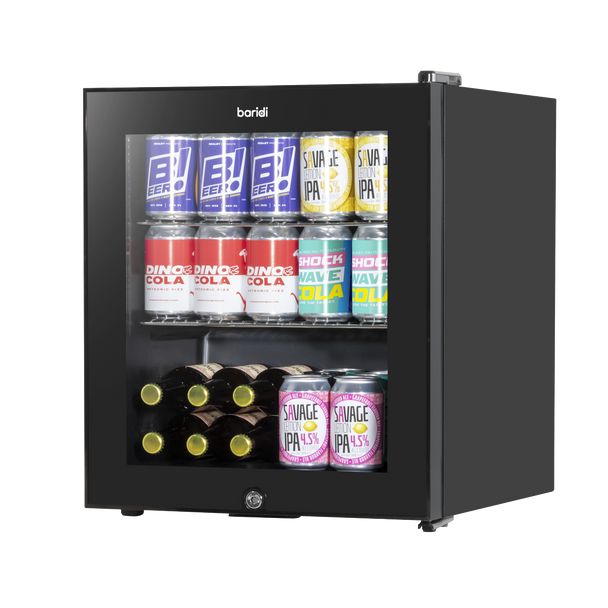 Sealey DH12 │ Baridi Mini Tabletop Beer & Drinks Fridge 50L Capacity - Black