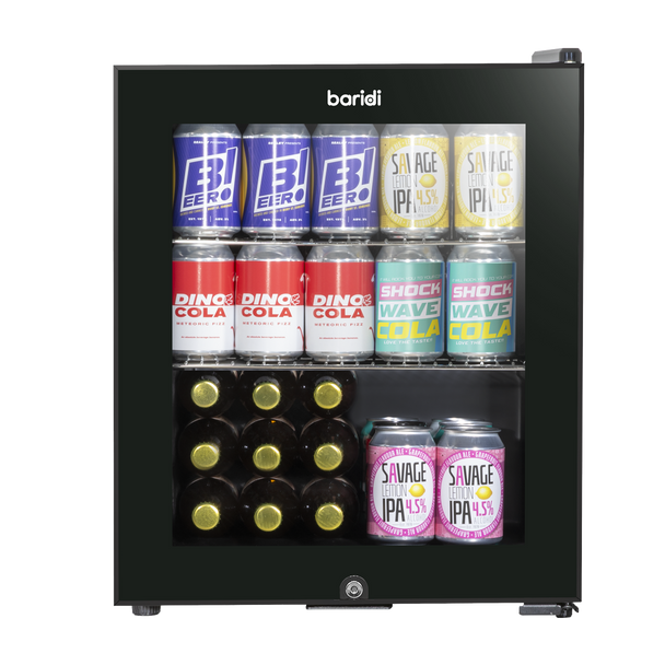 Sealey DH12 │ Baridi Mini Tabletop Beer & Drinks Fridge 50L Capacity - Black