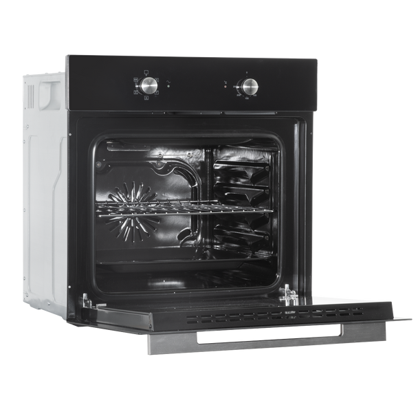 Sealey DH124 │ Baridi Integrated Fan-Assisted Electric Oven 60cm 55L Capacity - Black