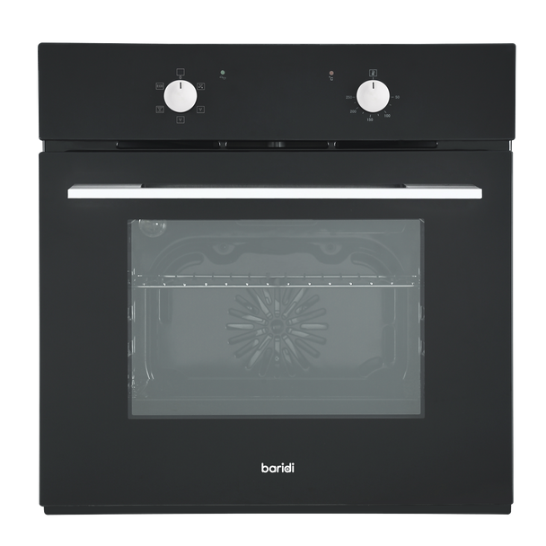 Sealey DH124 │ Baridi Integrated Fan-Assisted Electric Oven 60cm 55L Capacity - Black