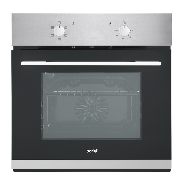Sealey DH125 │ Baridi Integrated Fan-Assisted Electric Oven 60cm 55L Capacity - Black/Stainless Steel