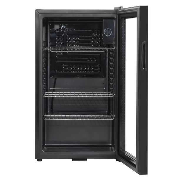 Sealey DH13 │ Baridi Wine, Beer & Drinks Fridge 85L Capacity - Black