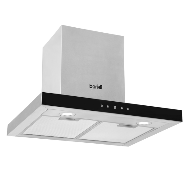 Sealey DH130 │ Baridi T-Shape Chimney Cooker Hood with Carbon Filters 60cm - Stainless Steel