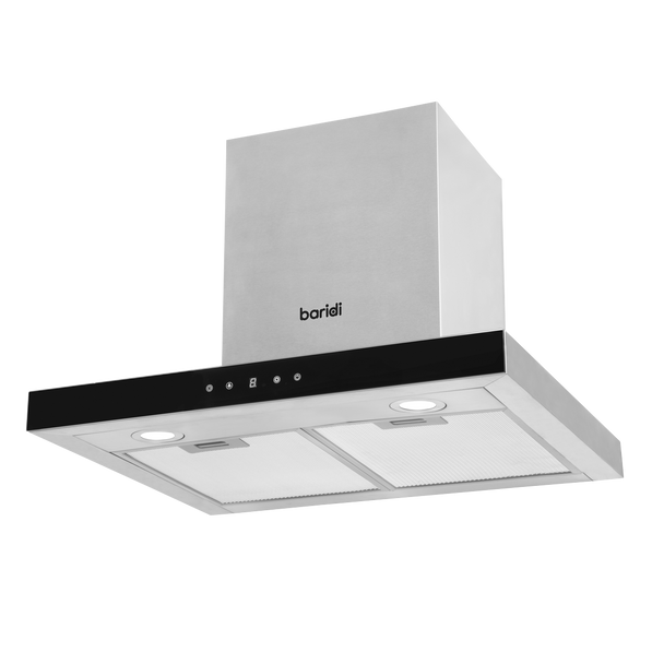 Sealey DH130 │ Baridi T-Shape Chimney Cooker Hood with Carbon Filters 60cm - Stainless Steel