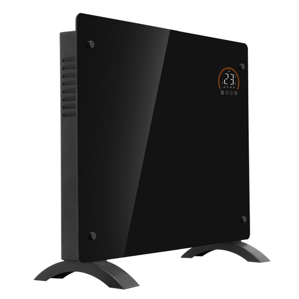 Sealey DH135 │ Baridi, Electric Glass Panel Heater, 1000W, Wi-Fi Enabled, Black - DH135