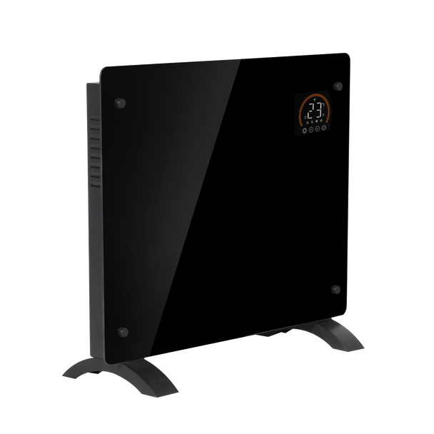Sealey DH135 │ Baridi, Electric Glass Panel Heater, 1000W, Wi-Fi Enabled, Black - DH135