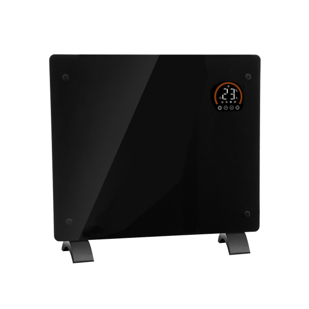 Sealey DH135 │ Baridi, Electric Glass Panel Heater, 1000W, Wi-Fi Enabled, Black - DH135