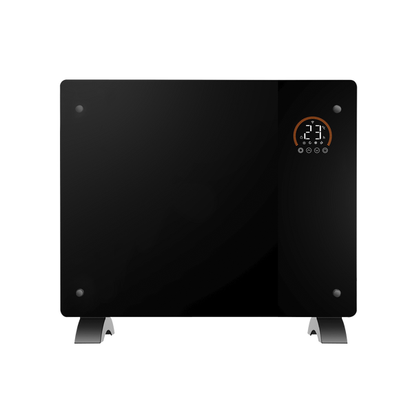 Sealey DH135 │ Baridi, Electric Glass Panel Heater, 1000W, Wi-Fi Enabled, Black - DH135