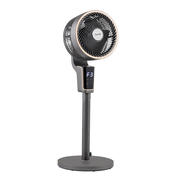 Sealey DH141 │ Baridi 12" Pedestal Fan with Remote Control & 12hr Timer 230V - Grey