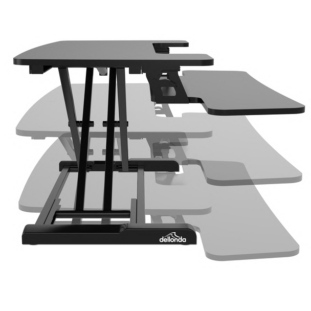Sealey DH14 │ Dellonda 71cm Adjustable-Height Standing Desk Riser 15kg Capacity