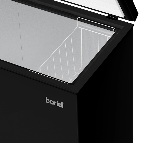 Sealey DH151 │ Baridi Freestanding Chest Freezer 199L Capacity - Black