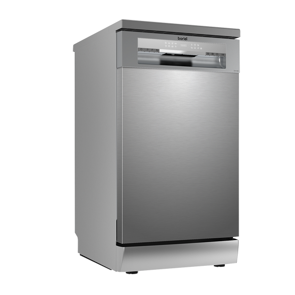Sealey DH166 │ Baridi Slimline Freestanding Dishwasher 45cm Wide 10 Place Settings - Silver