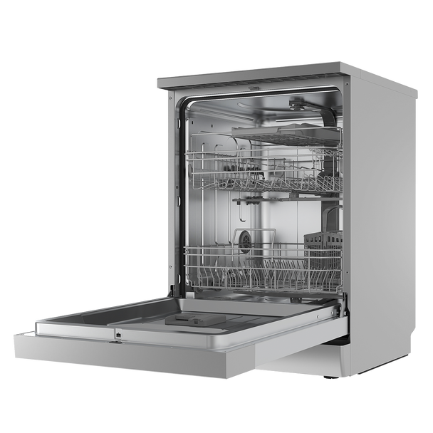 Sealey DH167 │ Baridi Regular Sized Freestanding Dishwasher 60cm Wide 14 Place Settings - Silver
