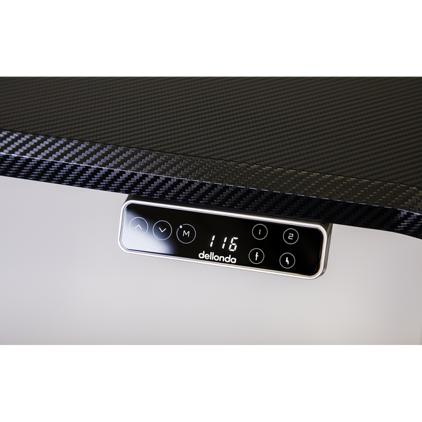 Sealey DH16 │ Dellonda Dual Motor Ultra-Quiet Desk Frame with Digital Controls 100kg Capacity - Black