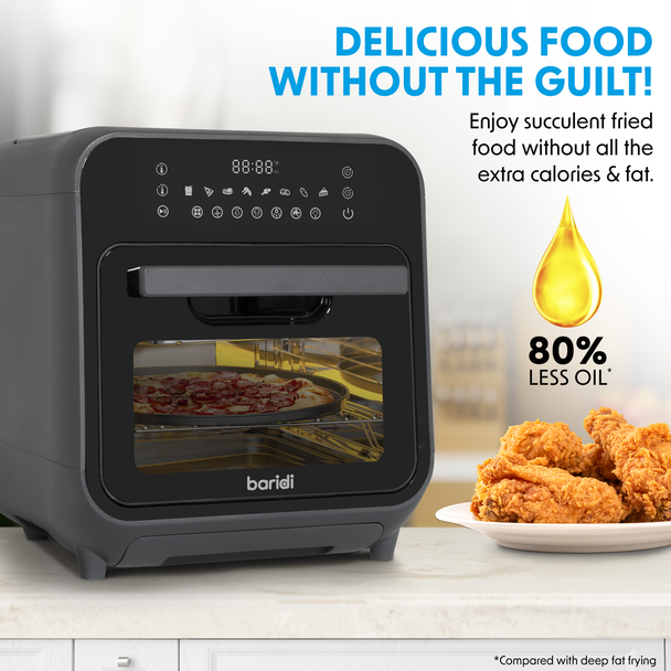 Sealey DH171 │ Baridi Steam Air Fryer Oven 15L Capacity