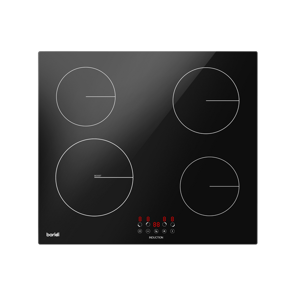 Sealey DH176 │ Baridi Integrated Induction Hob with 4 Cooking Zones 60cm 6800W Output