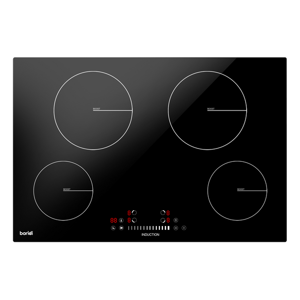 Sealey DH179 │ Baridi Integrated Induction Hob with 4 Cooking Zones 77cm 7200W Output