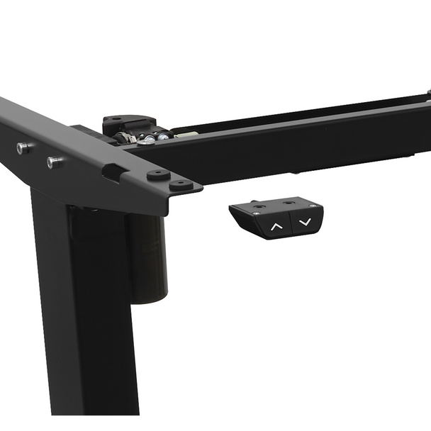 Sealey DH17 │ Dellonda Single Motor Ultra-Quiet Adjustable-Height Desk Frame 70kg Capacity - Black