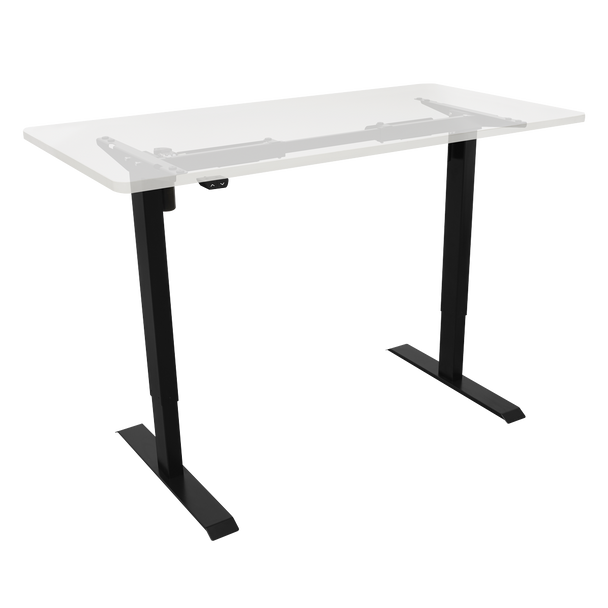 Sealey DH17 │ Dellonda Single Motor Ultra-Quiet Adjustable-Height Desk Frame 70kg Capacity - Black