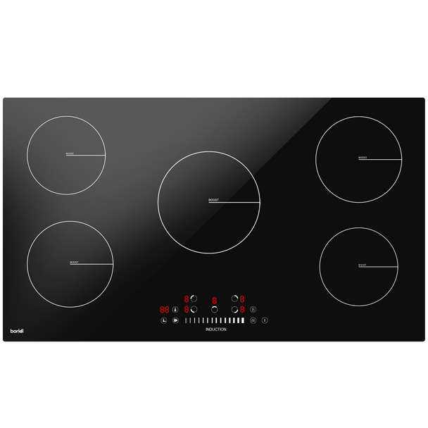 Sealey DH180 │ Baridi Integrated Induction Hob with 5 Cooking Zones 90cm 9300W Output