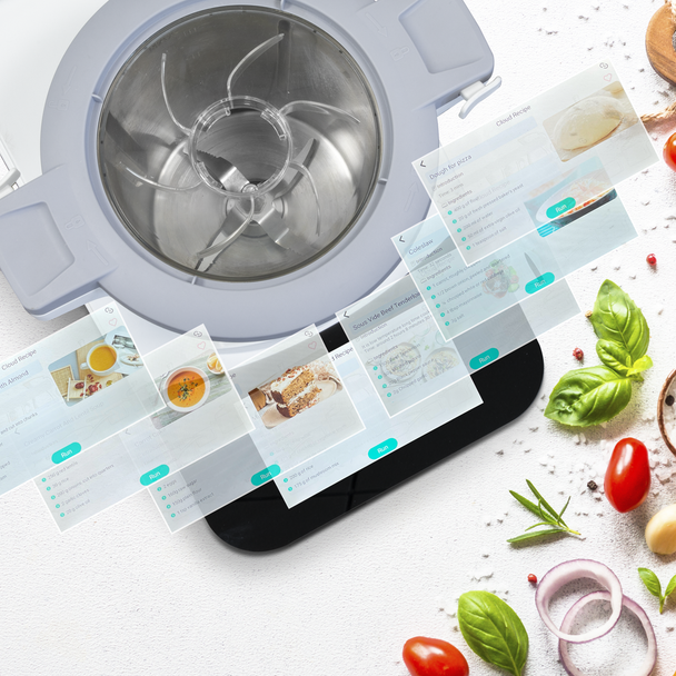 Sealey DH189 │ Baridi Smart Thermo-Cooker with 7" Touchscreen & App-Guided Recipes with 18 Preset Functions