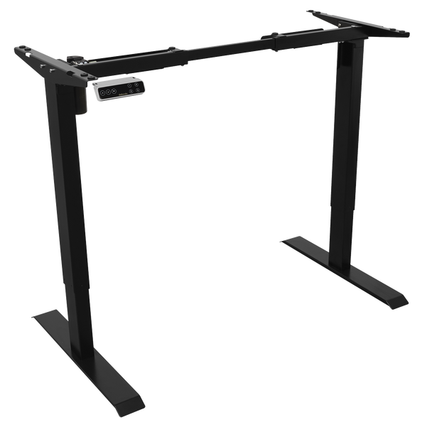 Sealey DH18 │ Dellonda Single Motor Ultra-Quiet Adjustable-Height Desk Frame with Digital Control Panel 70kg Capacity - Black