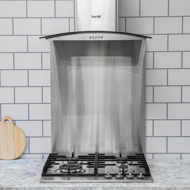 Sealey DH193 │ Baridi Splashback for Cooker Hoods 60 x 75cm - Stainless Steel